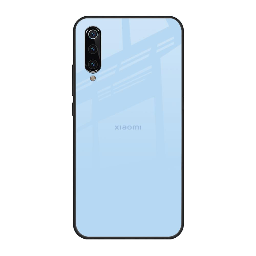 Pastel Sky Blue Xiaomi Mi A3 Glass Back Cover Online
