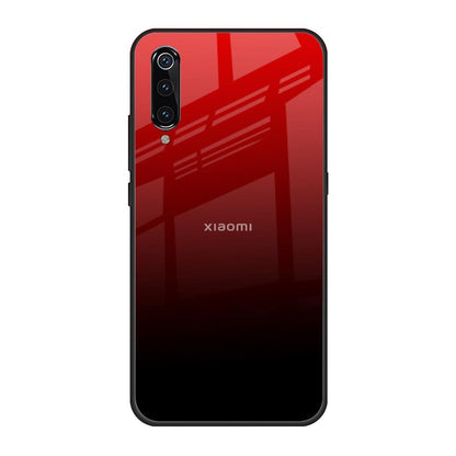 Maroon Faded Xiaomi Mi A3 Glass Back Cover Online