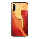 Magma Color Pattern Xiaomi Mi A3 Glass Back Cover Online