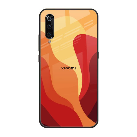 Magma Color Pattern Xiaomi Mi A3 Glass Back Cover Online