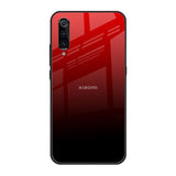 Maroon Faded Xiaomi Mi A3 Glass Back Cover Online