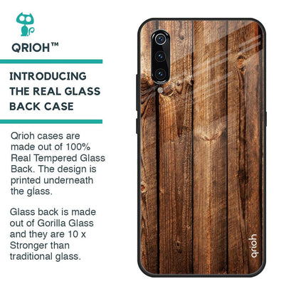 Timber Printed Glass case for Xiaomi Mi A3