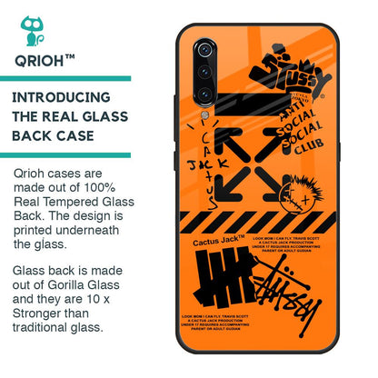 Anti Social Club Glass Case for Xiaomi Mi A3