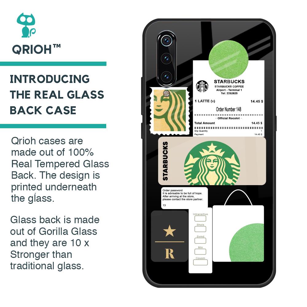 Coffee Latte Glass Case for Xiaomi Mi A3
