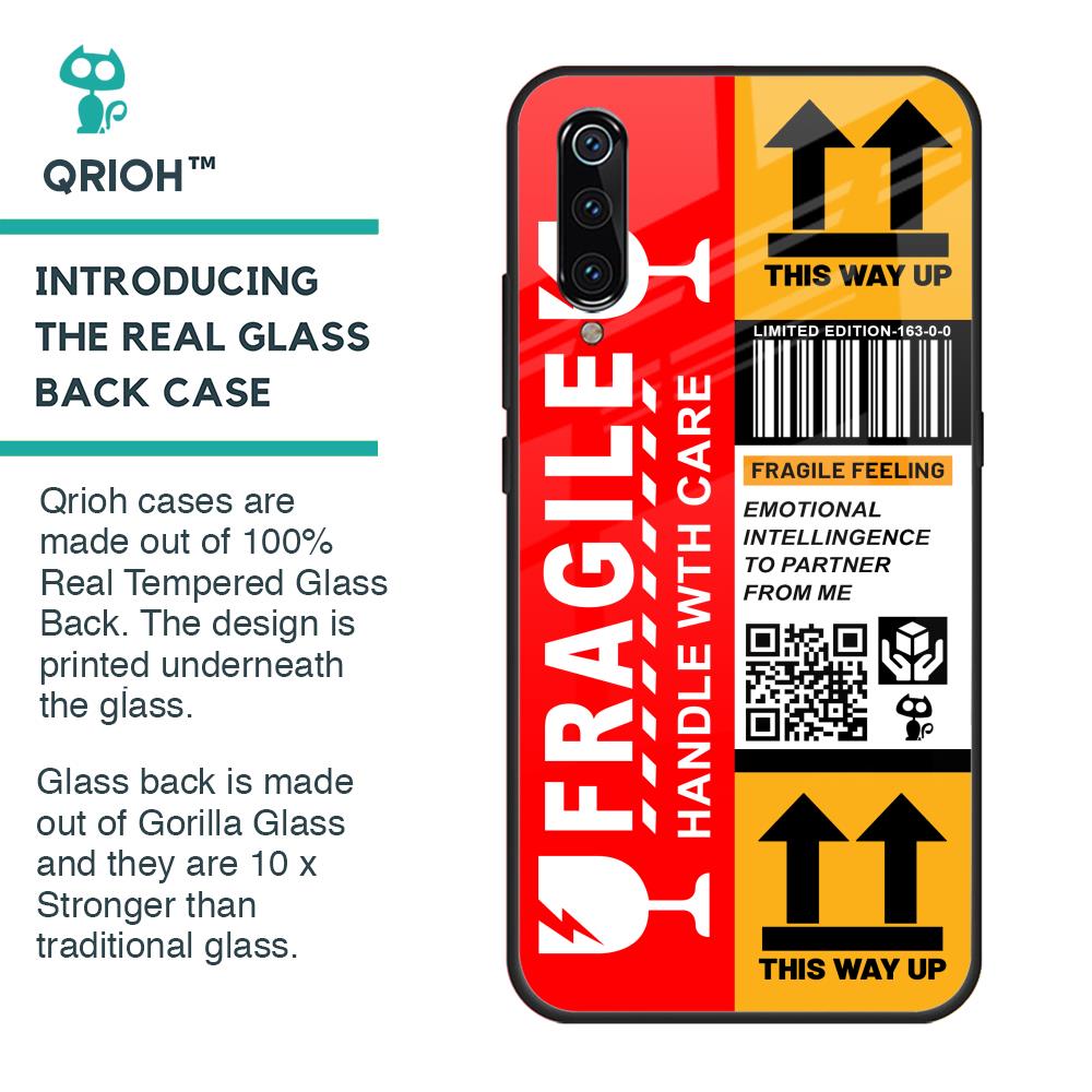 Handle With Care Glass Case for Xiaomi Mi A3