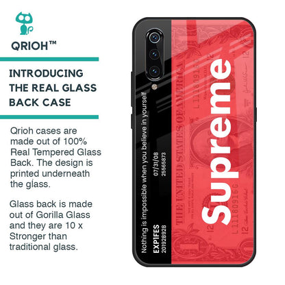 Supreme Ticket Glass Case for Xiaomi Mi A3