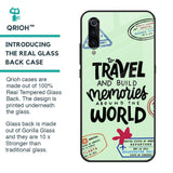 Travel Stamps Glass Case for Xiaomi Mi A3