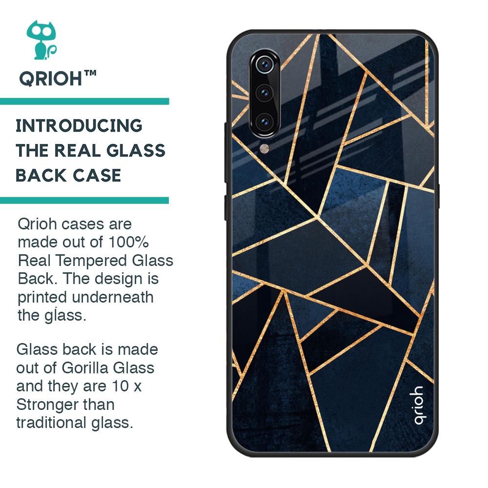 Abstract Tiles Glass case for Xiaomi Mi A3