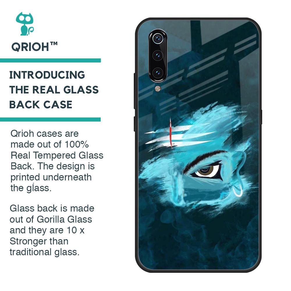Power Of Trinetra Glass Case For Xiaomi Mi A3
