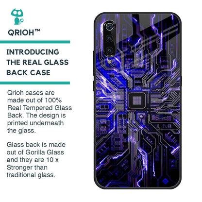 Techno Color Pattern Glass Case For Xiaomi Mi A3
