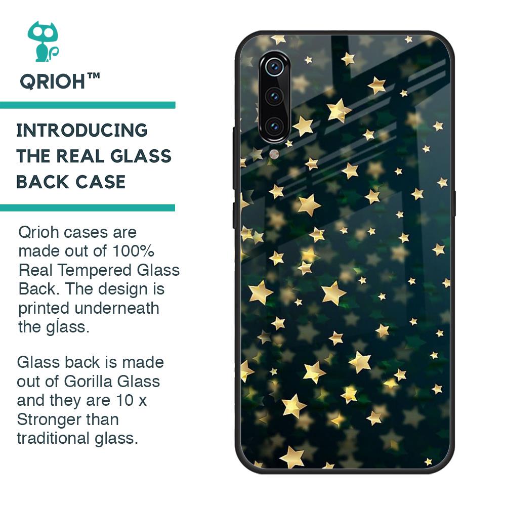 Dazzling Stars Glass Case For Xiaomi Mi A3