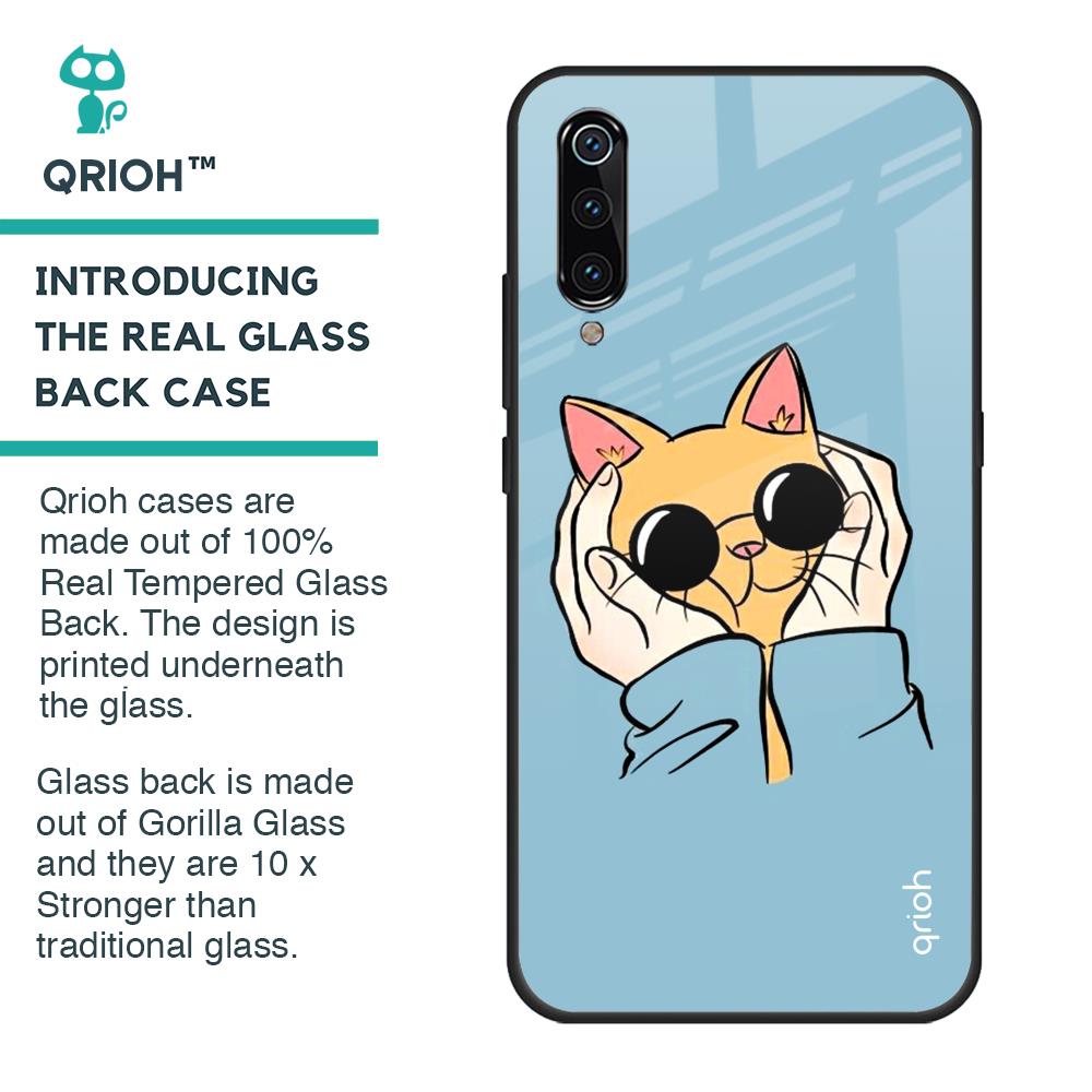 Adorable Cute Kitty Glass Case For Xiaomi Mi A3