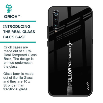 Follow Your Dreams Glass Case for Xiaomi Mi A3