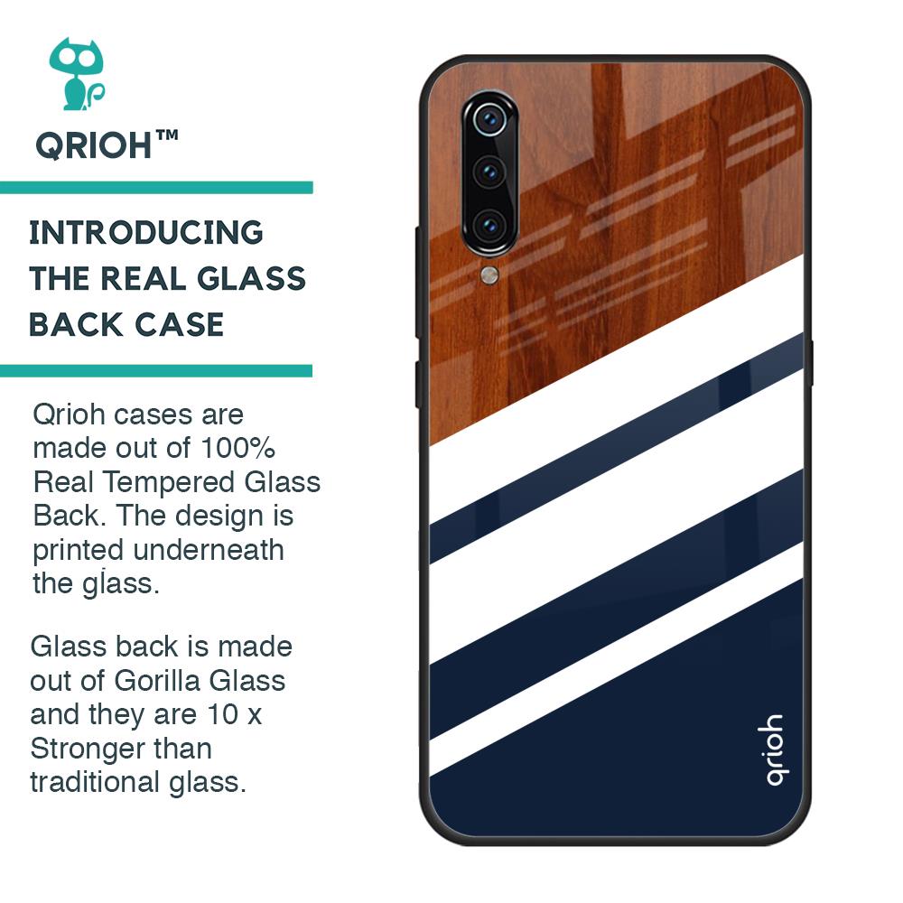 Bold Stripes Glass case for Xiaomi Mi A3