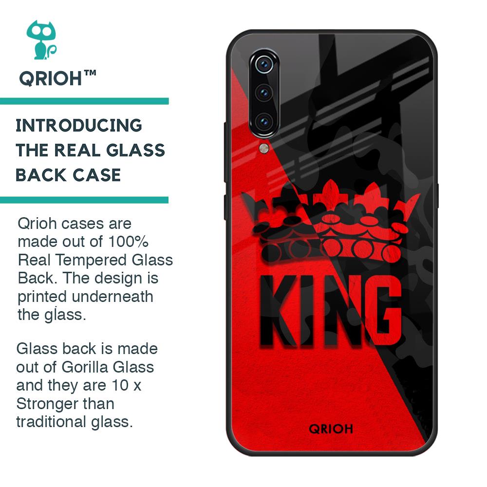 I Am A King Glass Case for Xiaomi Mi A3