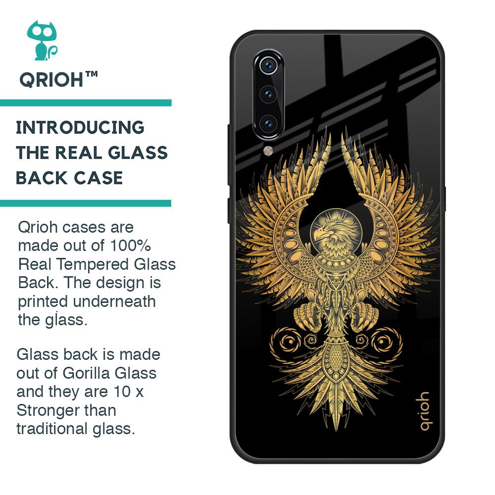 Mythical Phoenix Art Glass Case for Xiaomi Mi A3