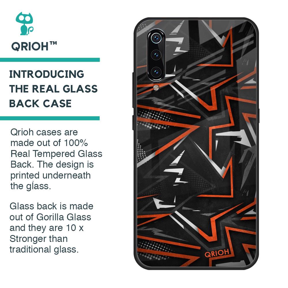 Vector Art Glass Case for Xiaomi Mi A3