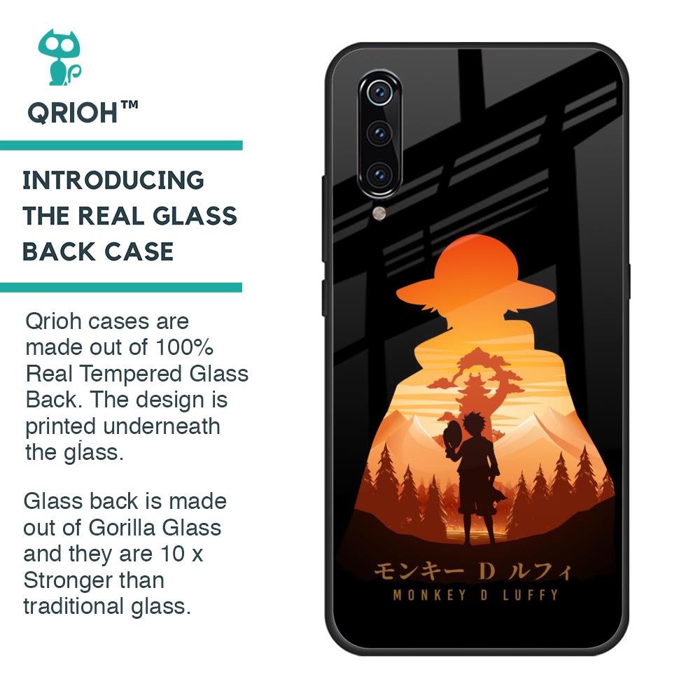 Luffy One Piece Glass Case for Xiaomi Mi A3