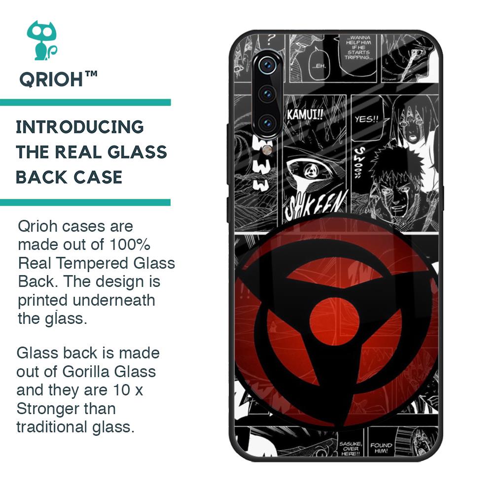 Sharingan Glass Case for Xiaomi Mi A3