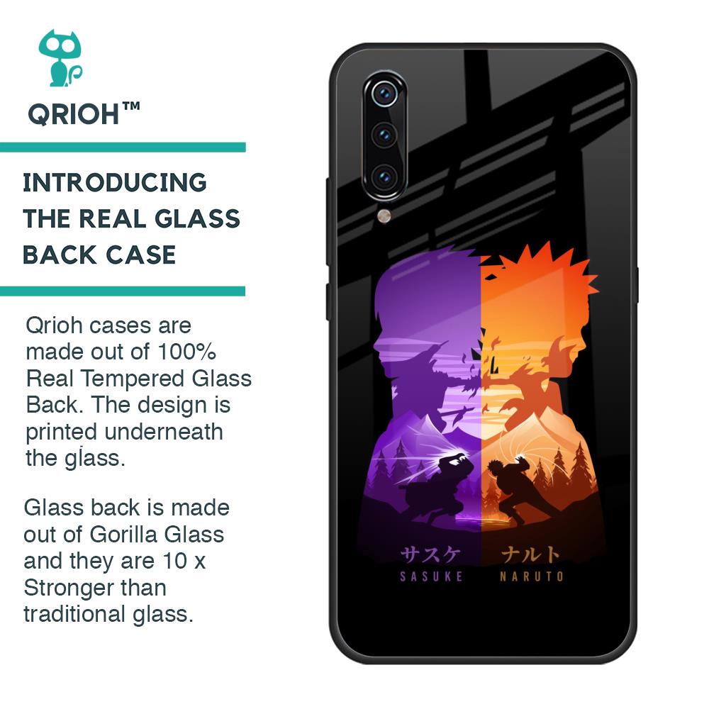 Minimalist Anime Glass Case for Xiaomi Mi A3