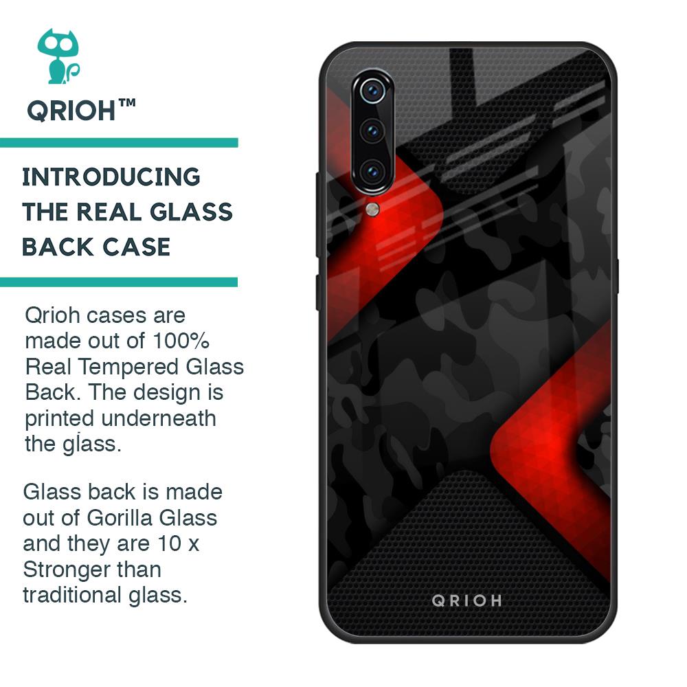 Modern Camo Abstract Glass Case for Xiaomi Mi A3