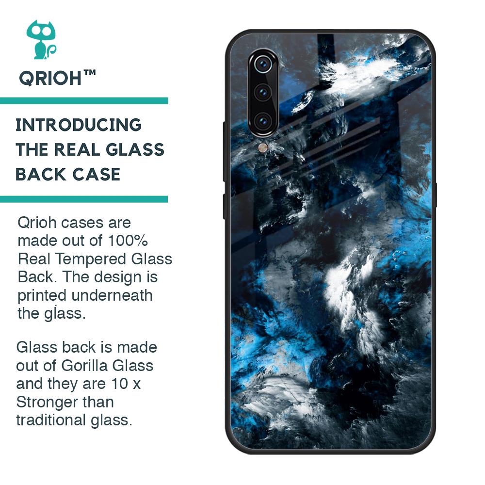 Cloudy Dust Glass Case for Xiaomi Mi A3