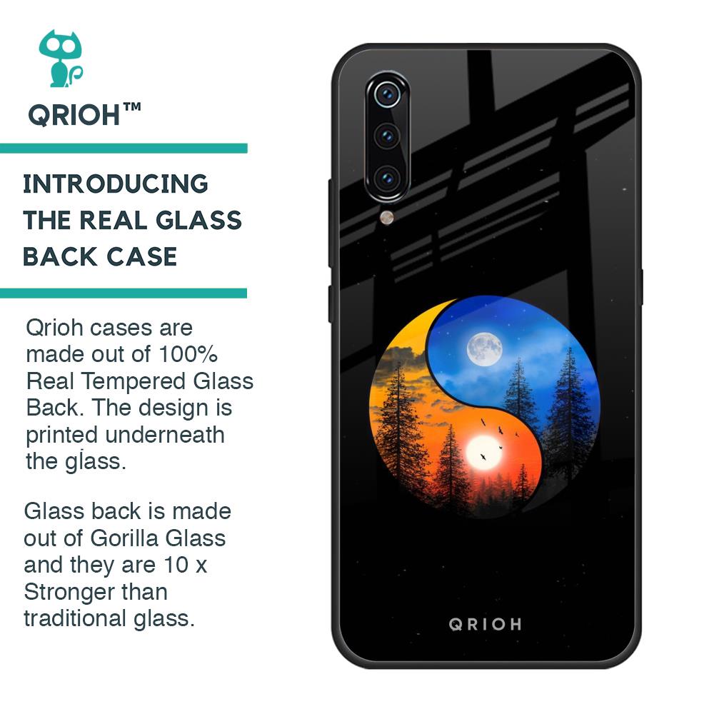 Yin Yang Balance Glass Case for Xiaomi Mi A3