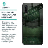 Green Leather Glass Case for Xiaomi Mi A3