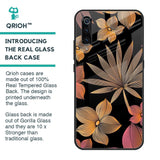Lines Pattern Flowers Glass Case for Xiaomi Mi A3