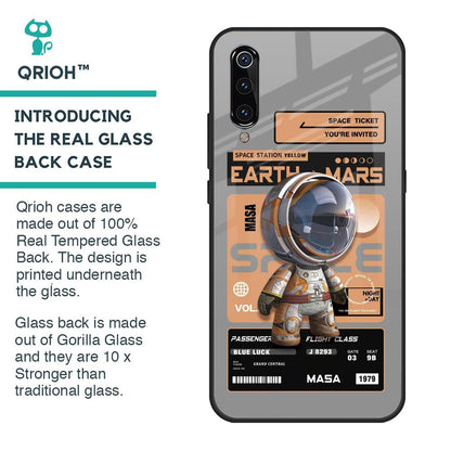 Space Ticket Glass Case for Xiaomi Mi A3