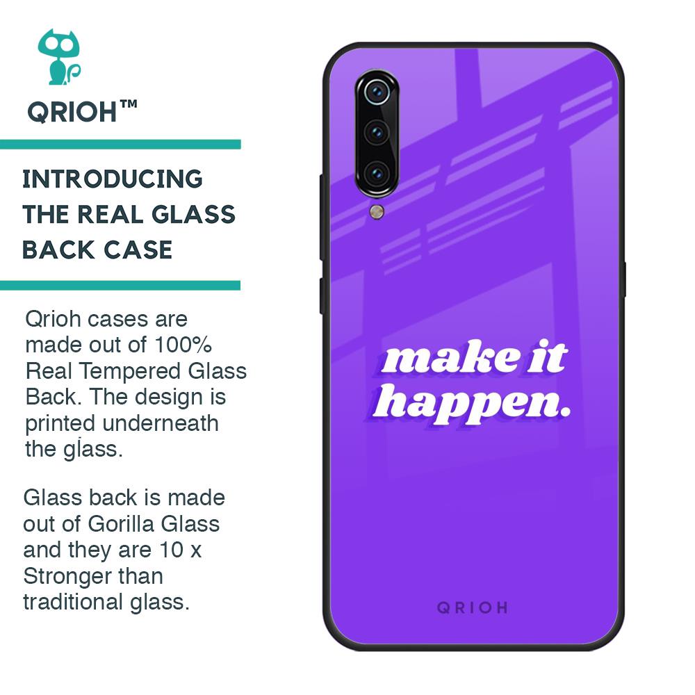 Make it Happen Glass Case for Xiaomi Mi A3
