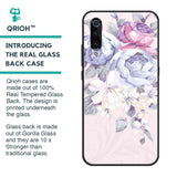 Elegant Floral Glass case for Xiaomi Mi A3