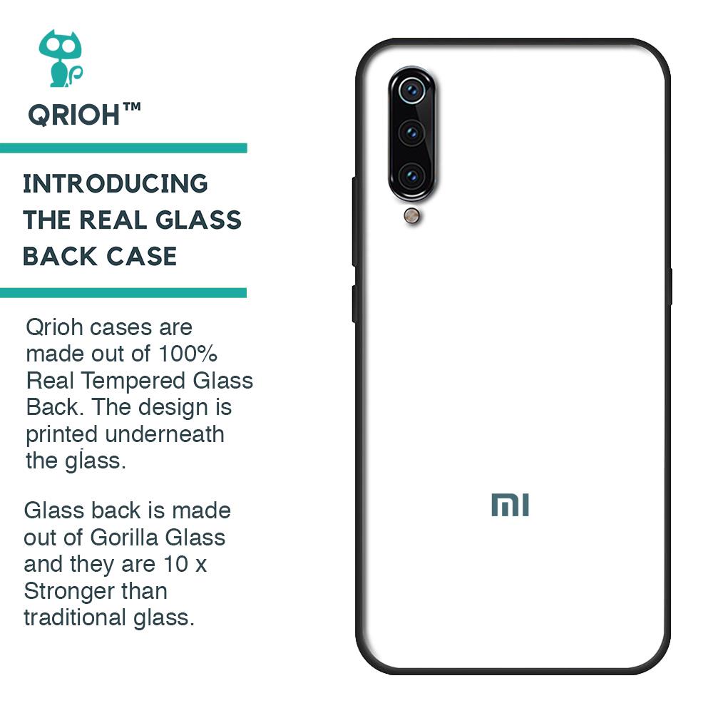 Arctic White Glass Case for Xiaomi Mi A3