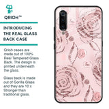 Shimmer Roses Glass case for Xiaomi Mi A3
