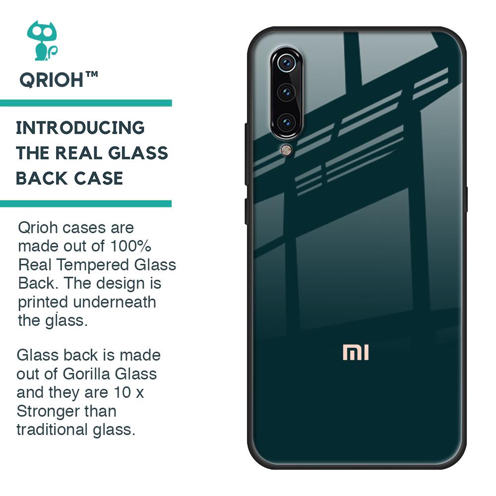 Hunter Green Glass Case For Xiaomi Mi A3