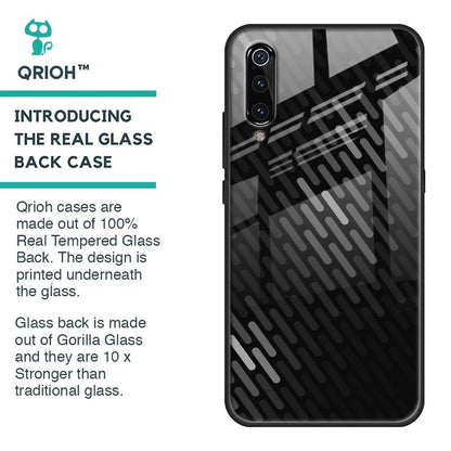Dark Abstract Pattern Glass Case For Xiaomi Mi A3