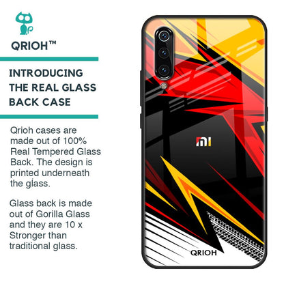 Race Jersey Pattern Glass Case For Xiaomi Mi A3