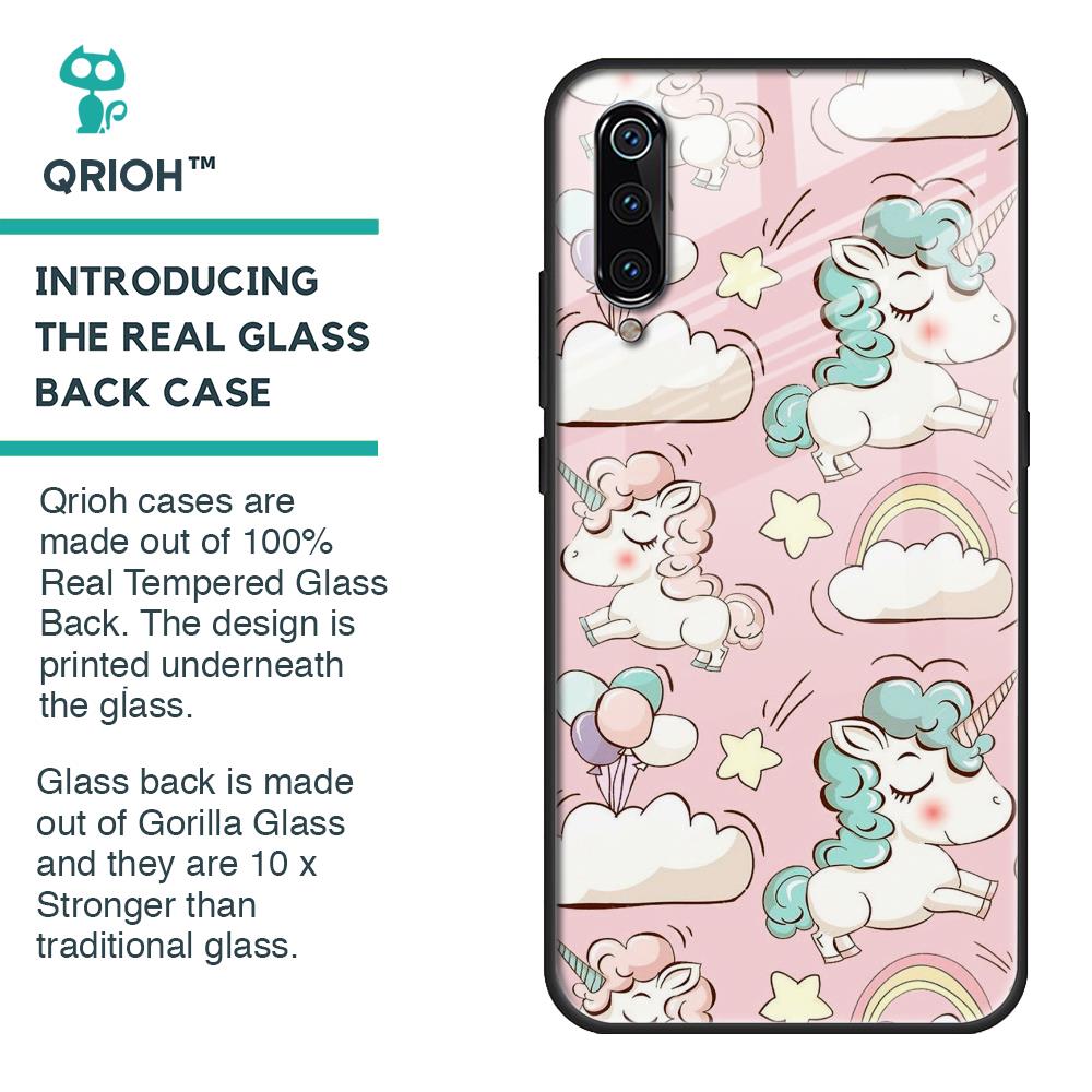 Balloon Unicorn Glass case for Xiaomi Mi A3