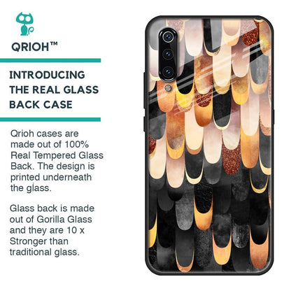 Bronze Abstract Glass Case for Xiaomi Mi A3