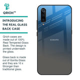 Blue Grey Ombre Glass Case for Xiaomi Mi A3