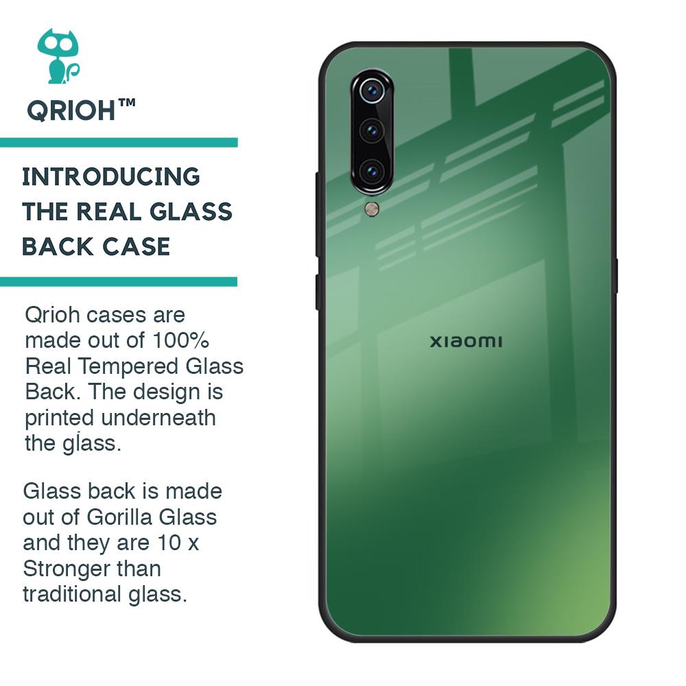 Green Grunge Texture Glass Case for Xiaomi Mi A3