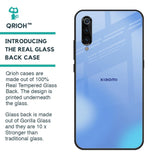 Vibrant Blue Texture Glass Case for Xiaomi Mi A3