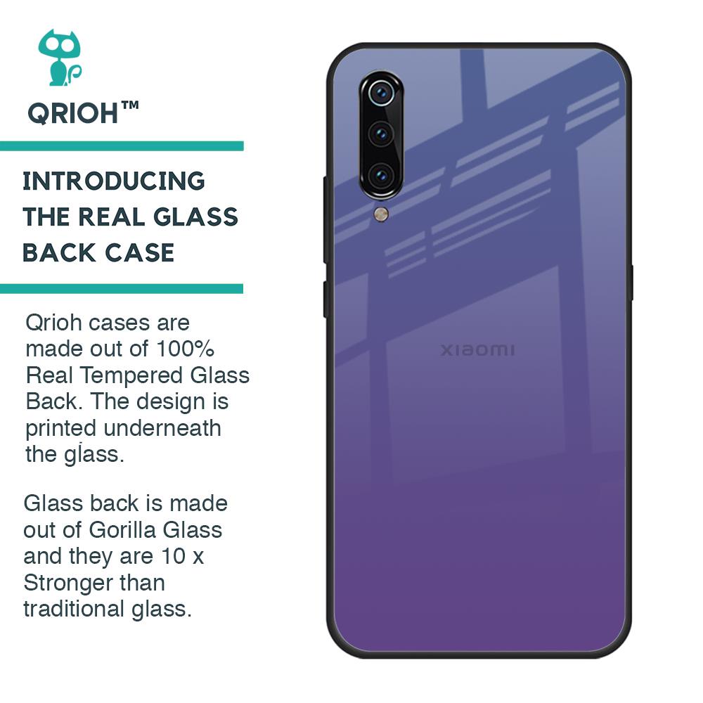 Indigo Pastel Glass Case For Xiaomi Mi A3