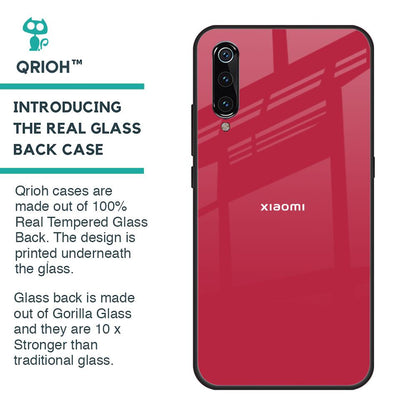 Solo Maroon Glass case for Xiaomi Mi A3