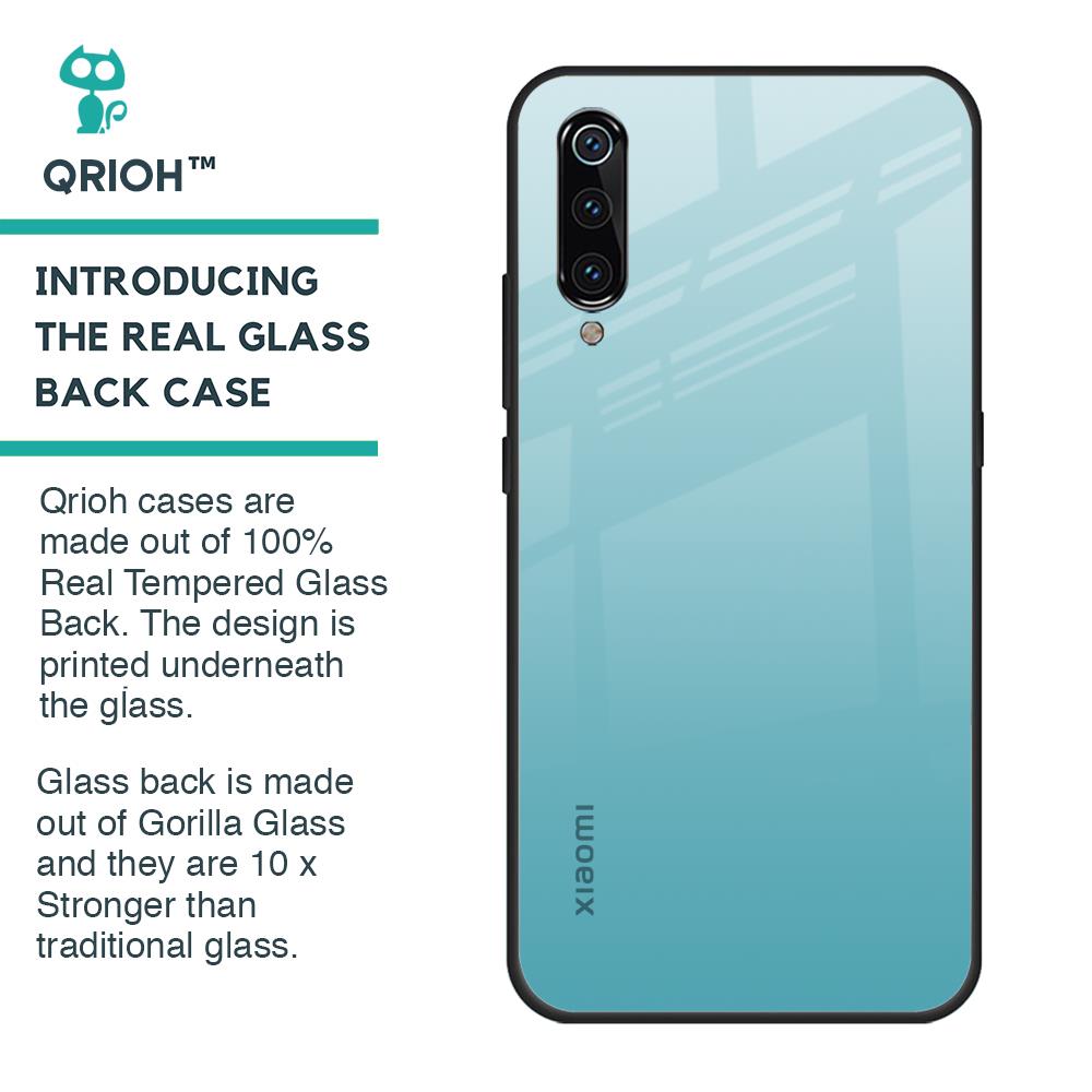 Arctic Blue Glass Case For Xiaomi Mi A3