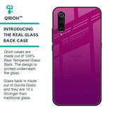 Magenta Gradient Glass Case For Xiaomi Mi A3