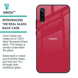 Solo Maroon Glass case for Xiaomi Mi A3