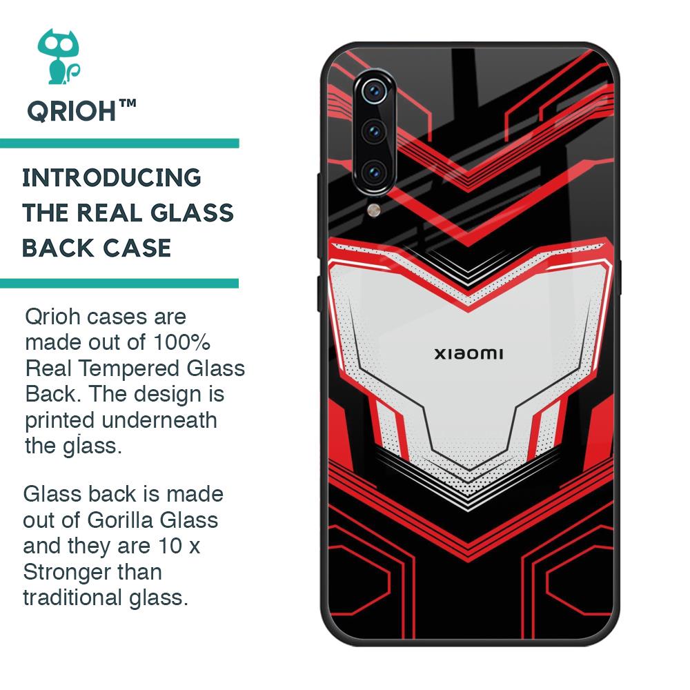 Quantum Suit Glass Case For Xiaomi Mi A3