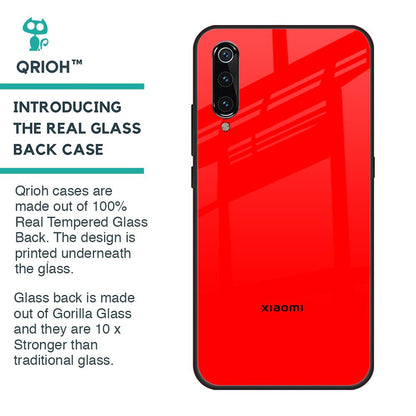 Blood Red Glass Case for Xiaomi Mi A3