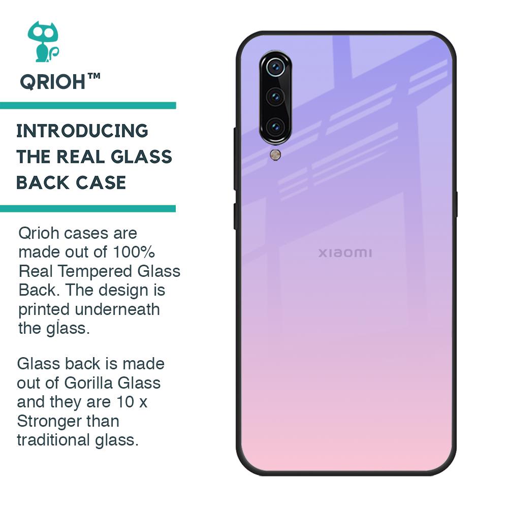 Lavender Gradient Glass Case for Xiaomi Mi A3